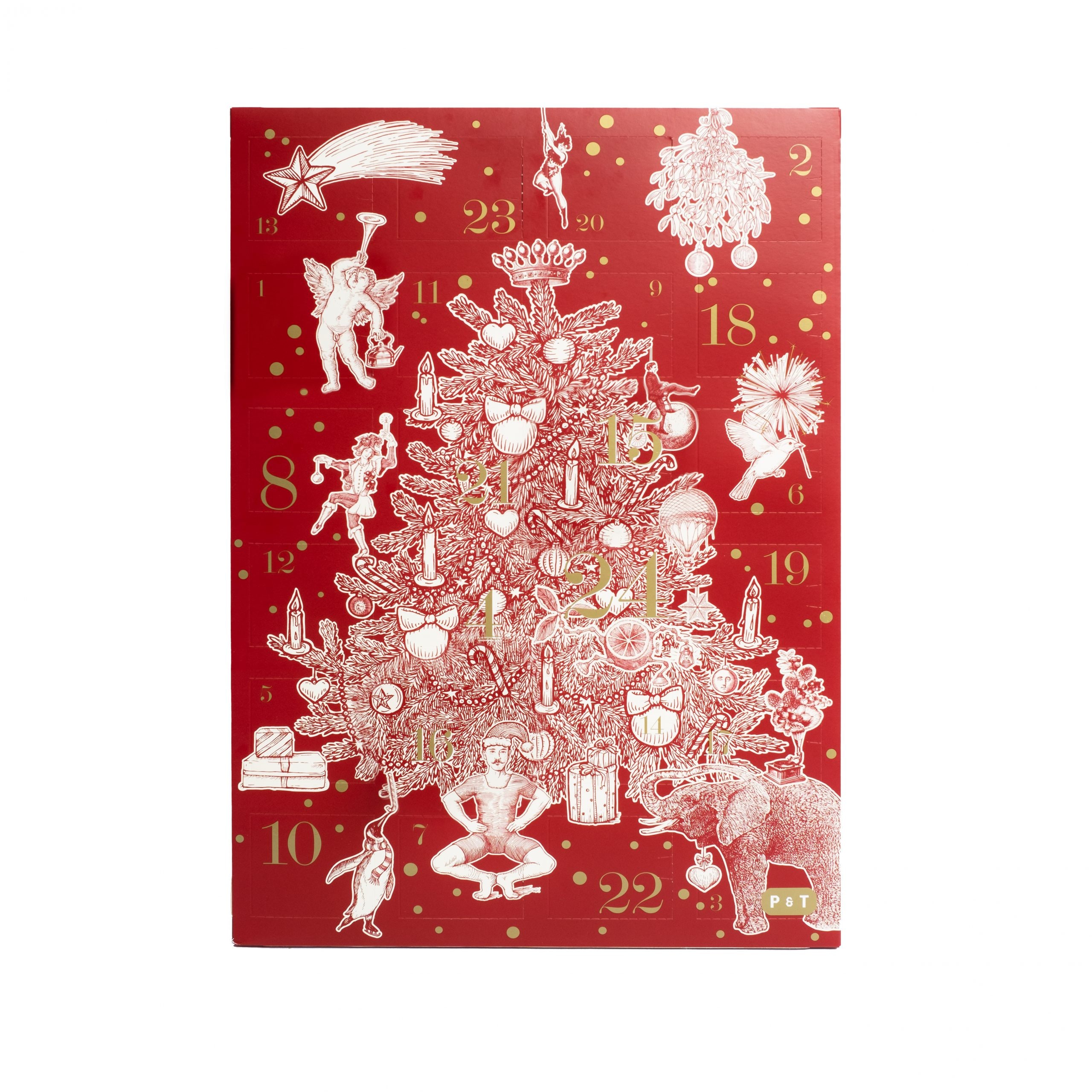 Paper & Tea Advent kalender red