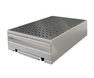 Uitkloplade RVS Zwart - RVS