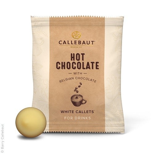 Callebaut hot chocolate white sachets - Afbeelding 2