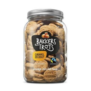 Bakkers trots koffie koekje 120 stuks - Caramel Zeezout