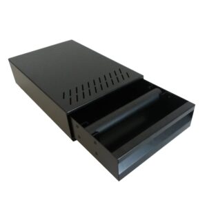 Uitkloplade RVS Zwart - Zwart