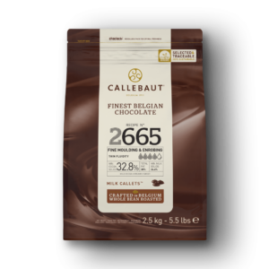 Callebaut 2665 volle melk callets - 2.5 KG