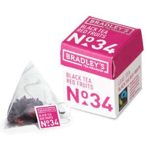 Bradleys Piramini thee NO. 34 Black Tea Red Fruits - 30 stuks
